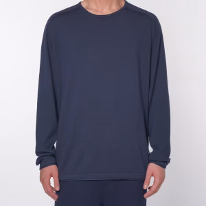 بافت Casual F71 یقه گرد سورمه ای